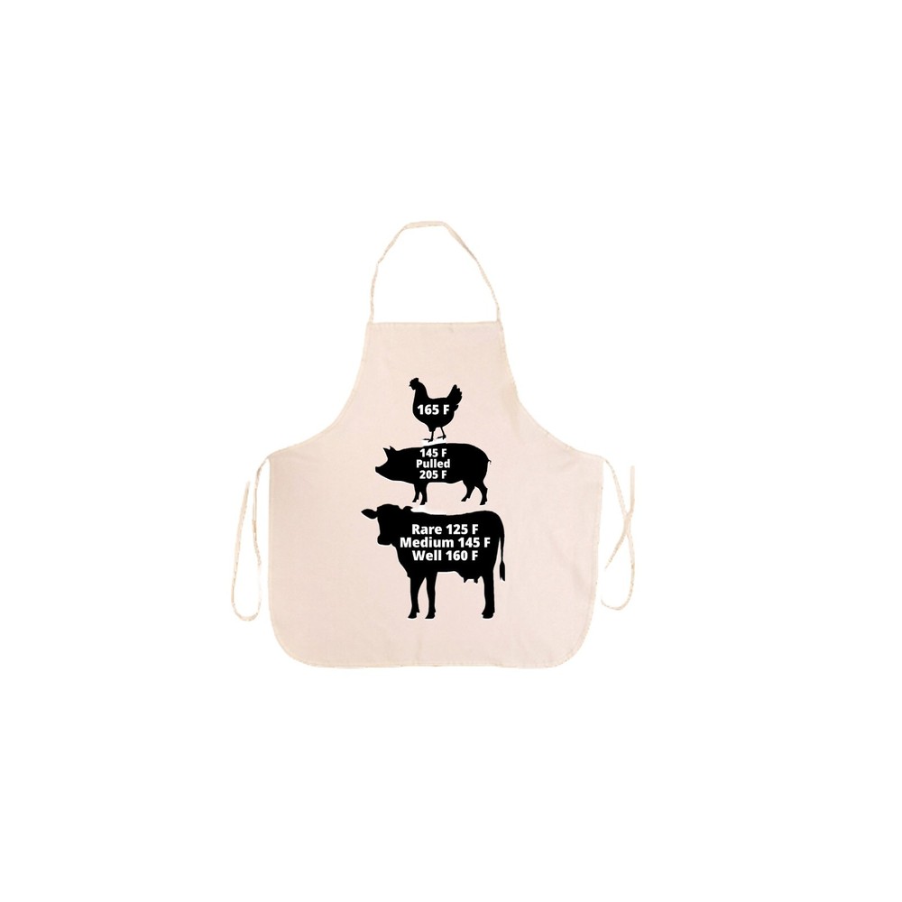 Adult Apron - Grill Master Temps