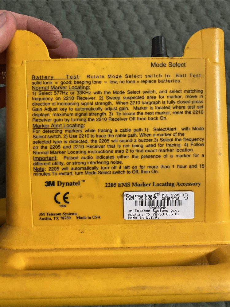 3M Dynatel 2205 EMS Locator Accessory