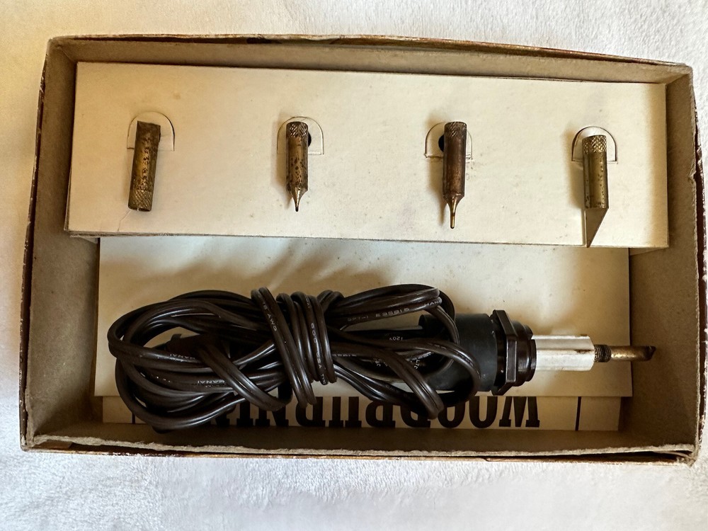 Vintage Sage Woodburning Set
