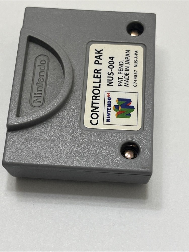 OEM Nintendo 64 Controller Pak Memory Card NUS-004 – Tested Working