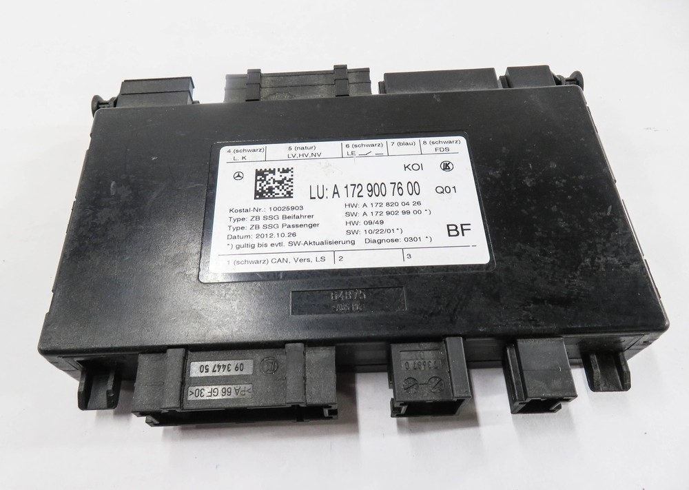 2013 MERCEDES E350 (W212) RIGHT FRONT PASSENGER SEAT CONTROL MODULE