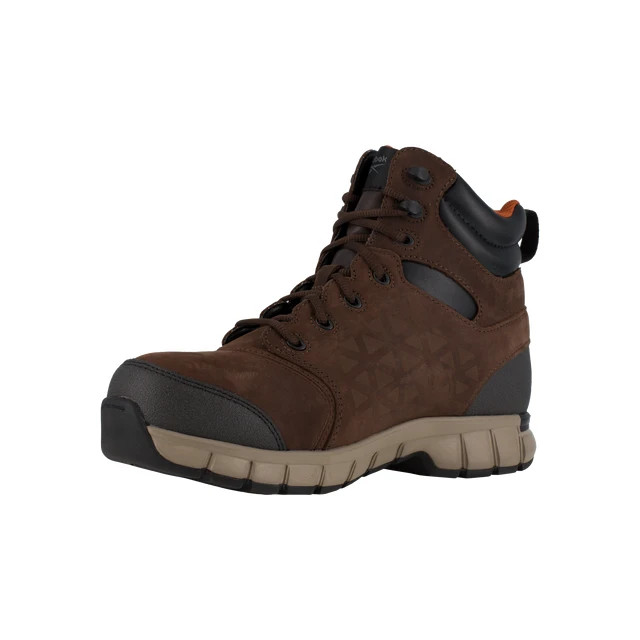 NEW 6” Sublite Cushion Work Boot- Brown - RB4606