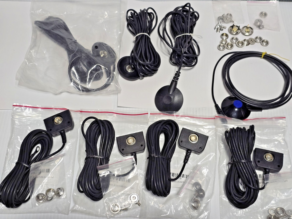 8 pcs Grounding Mat Replacement Cord Black Cable for All Grounding Sheets, Read!
