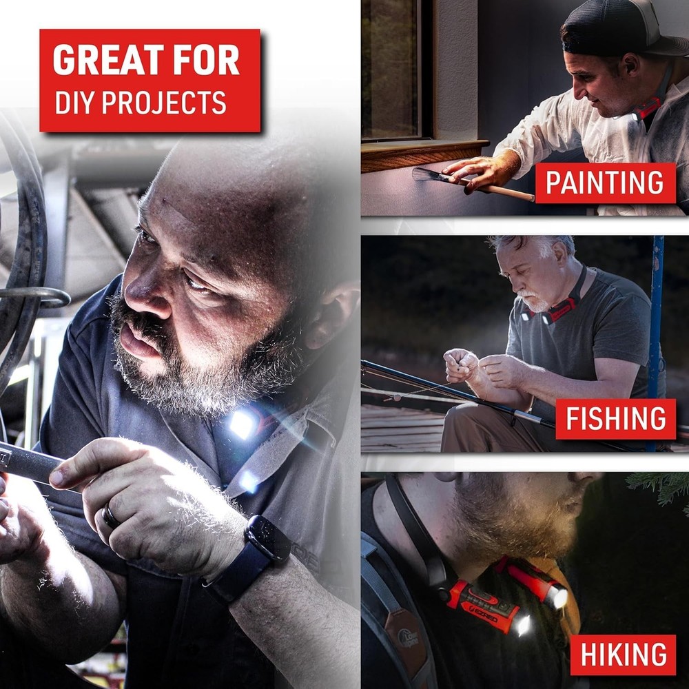 Innovative Neck Light - USB Rechargeable, 9 Hours Runtime