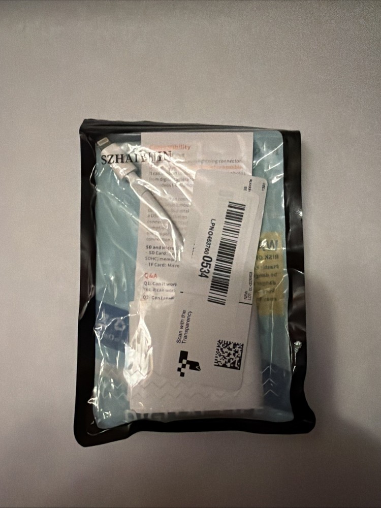 SZHAIYIJIN SD Card Reader for iPhone Memory Card Reader with USB Camera Adapter.