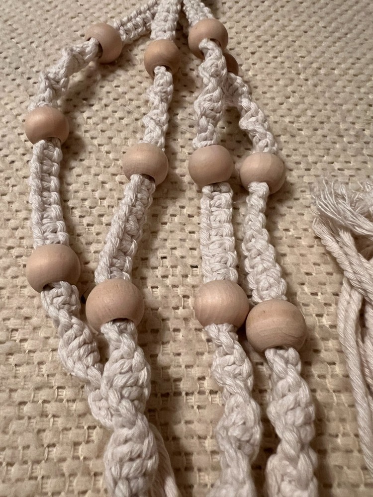 Glass Bowl Hanger Macrame