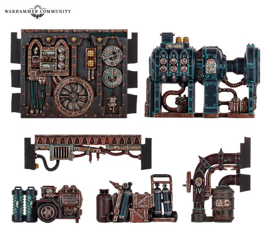 Kill Team Into Gallowdark Dynamo Generator Consoles Objectives Scatter Terrain