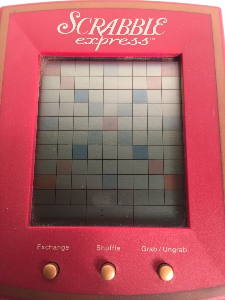 Hasbro Scrabble Express Electronic Hand Held Game With 4 Play Variations