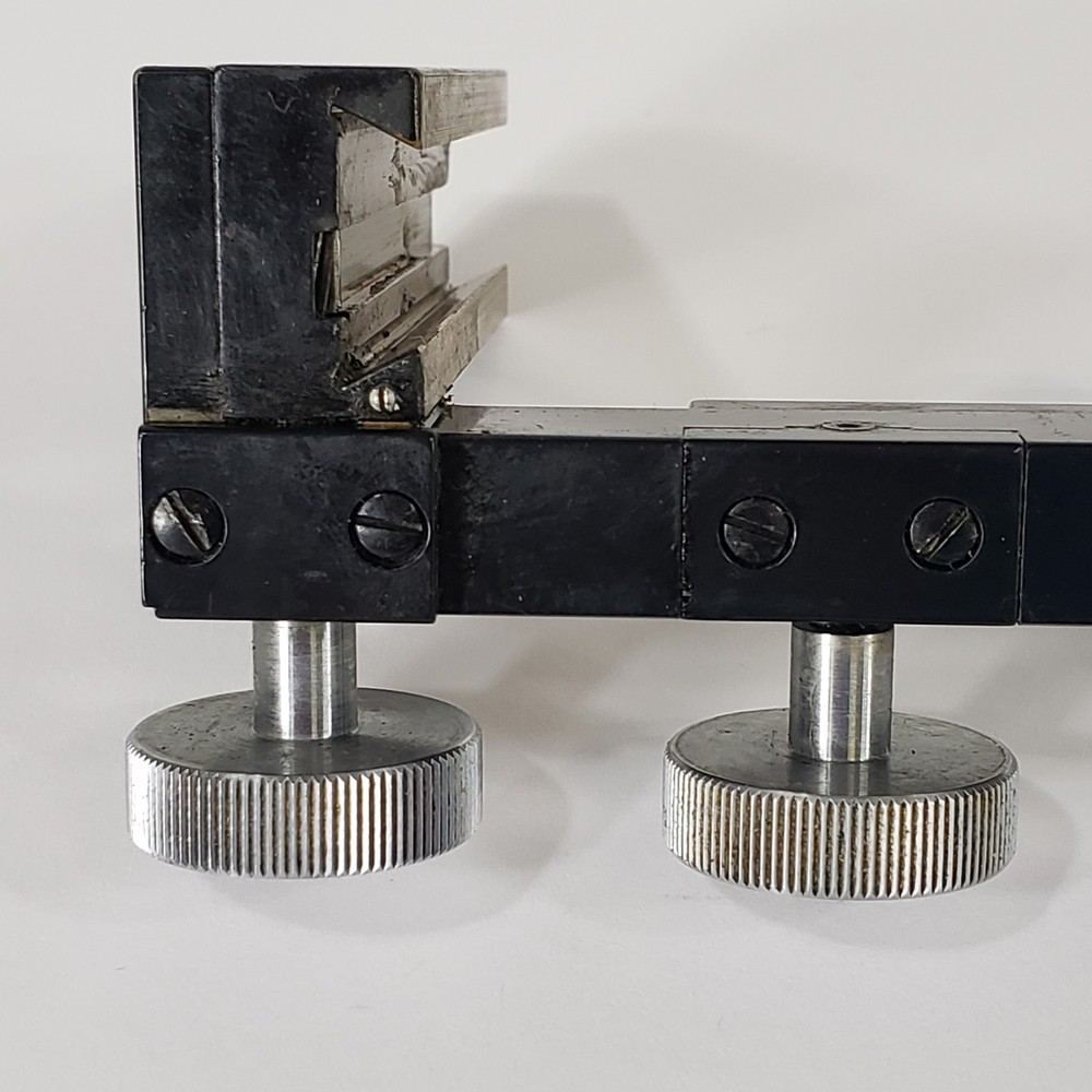 Tested X-Y Mechanical Stage For Microscope Stages Adjustable Knobs Slide Holder