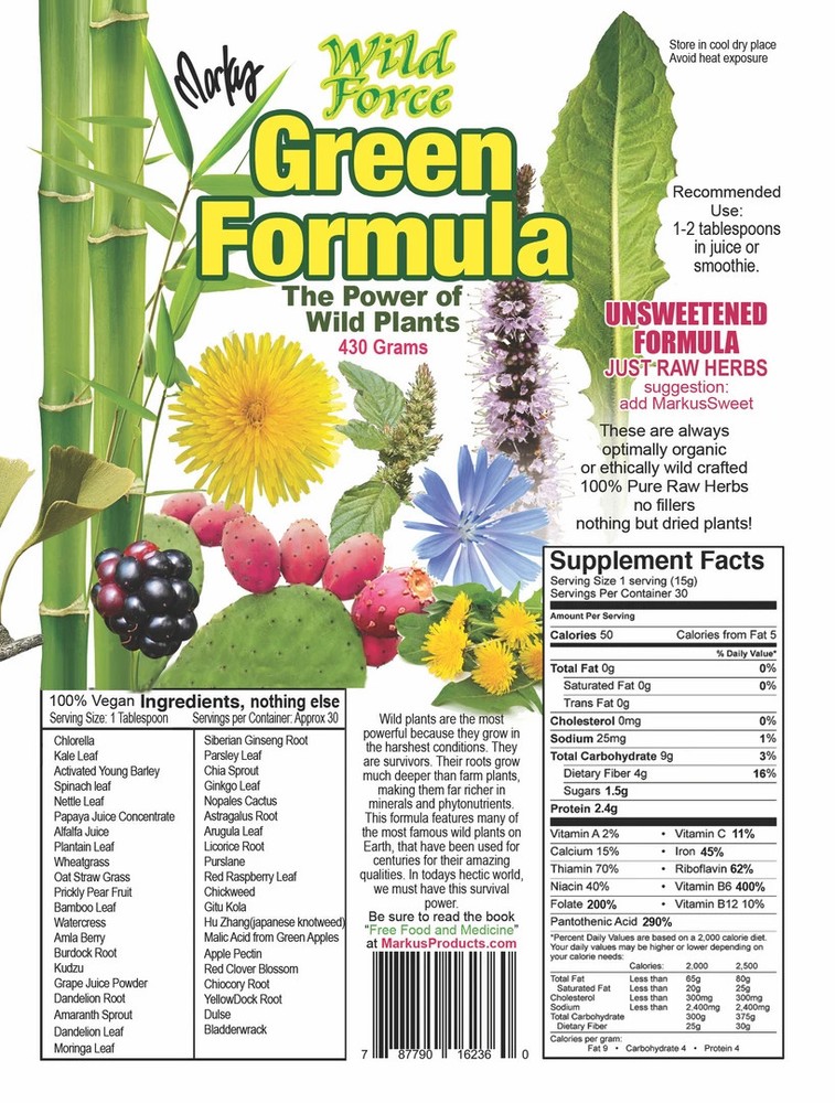 Wild Force Green Formula (1 lb bag)