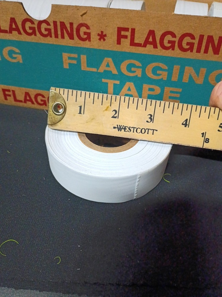 flagging tape White