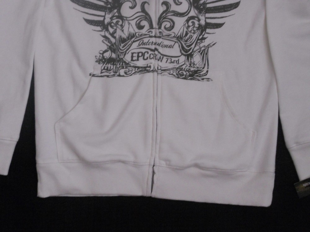 Epic Threads Dublin District NWT Boys Light Weight Front Zip Ivory Jacket L