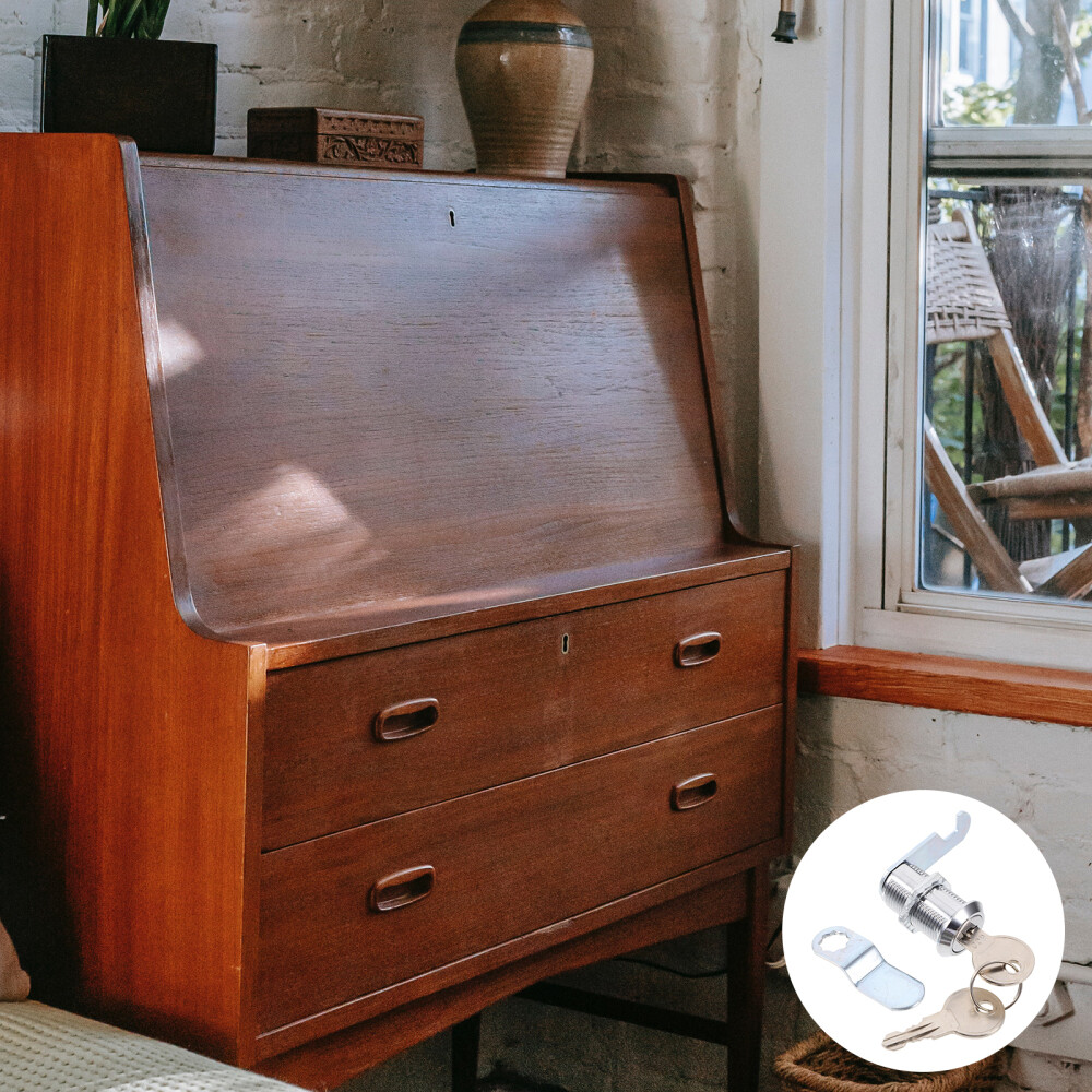 Cam Lock Desk Drawer File Cabinet Locks Mailbox Replacement with Key