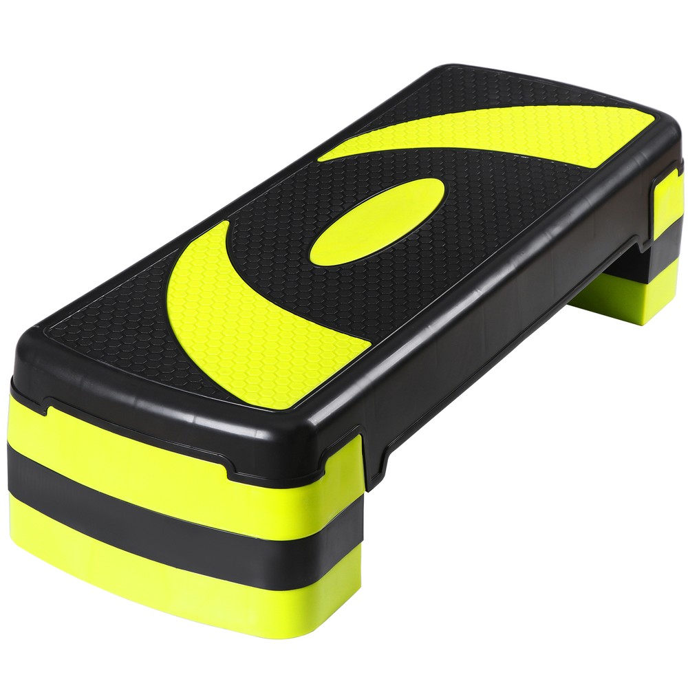 31" Adjustable Exercise Workout Aerobic Stepper Step Platform Trainer 3-Level