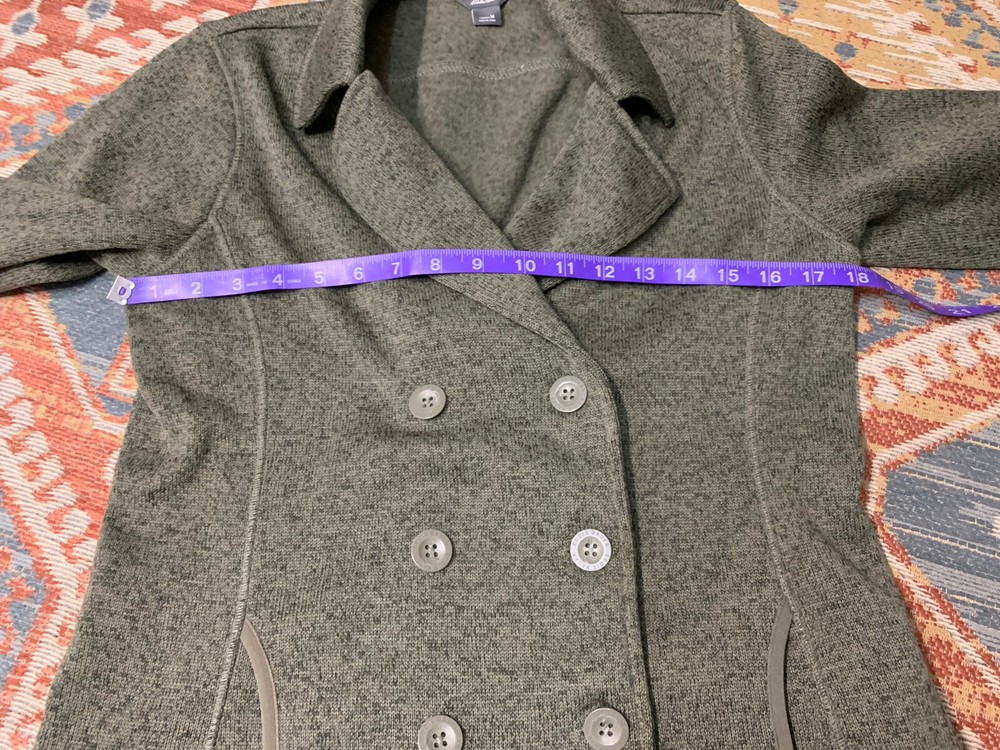Eddie Bauer Peacoat Sweater Jacket Medium