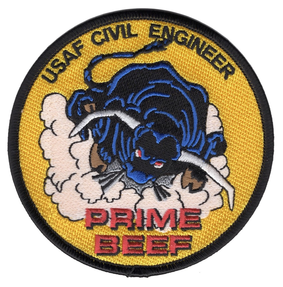 Civil Engineering (CE) Prime Beef US Air Force Patch