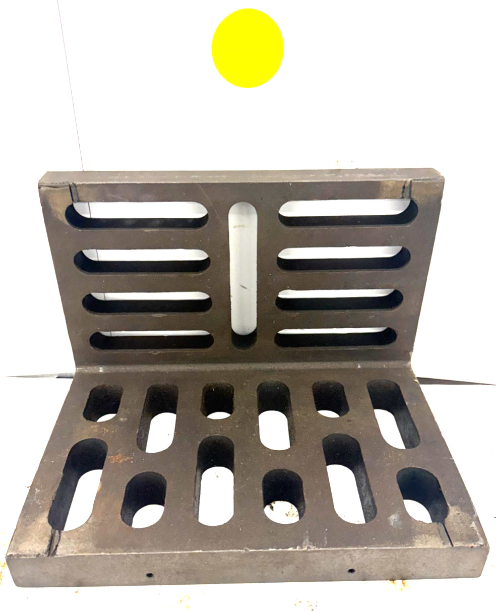 PRECISION WEBBED ANGLE PLATE 12 X 9 X 8" DEPTH 7" LOT OF 1