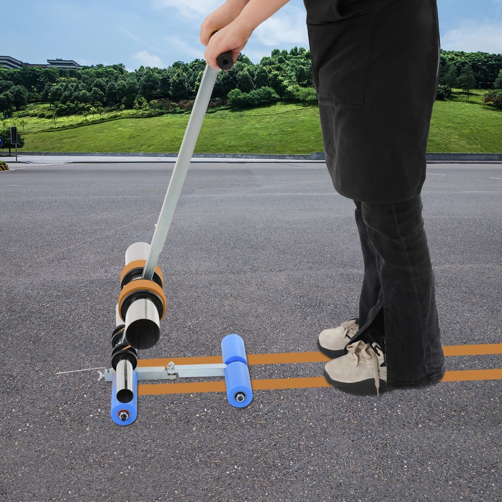 Hand-Push Tape Sticking Machine Tape Marking Machine Lane Marking Applicator
