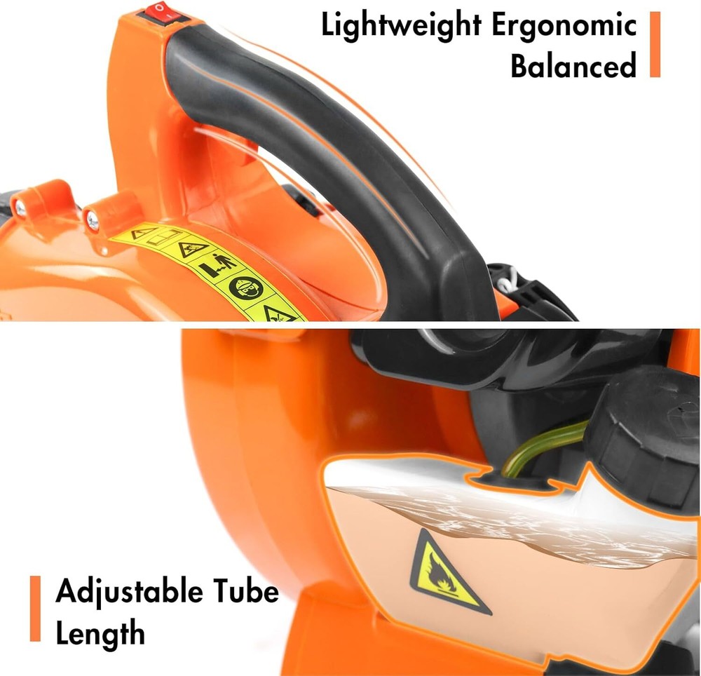 Commercial Backpack Leaf Blower 2 Stroke 25.4CC Gas-powered Backpack Snow Blower