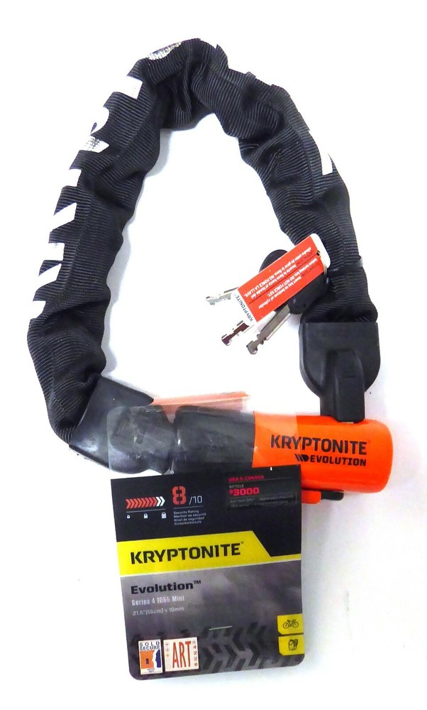 Kryptonite 1055 Evolution Series 4 Mini Chain Lock: (55cm)