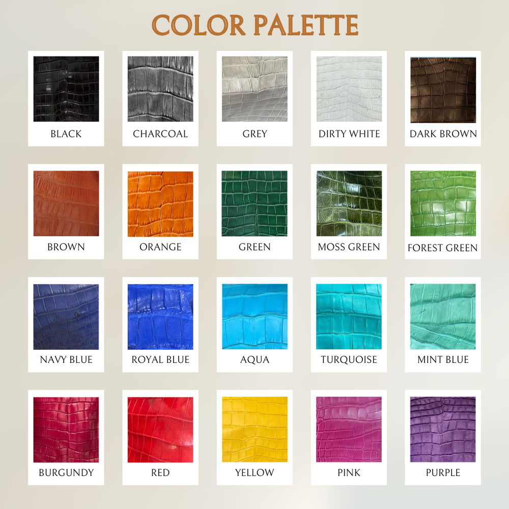 20mm/18mm Gray Quick Release Hornback Leather Watch Strap