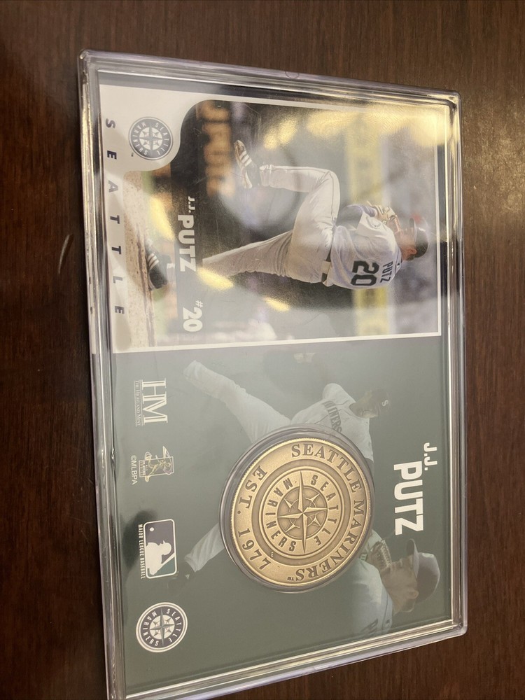 JJ Putz Signed Ball And Bronze Medallion