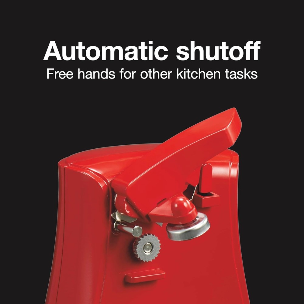 Stylish Automatic Can Opener with Easy-Clean Design & Integrated Knife Sharpener