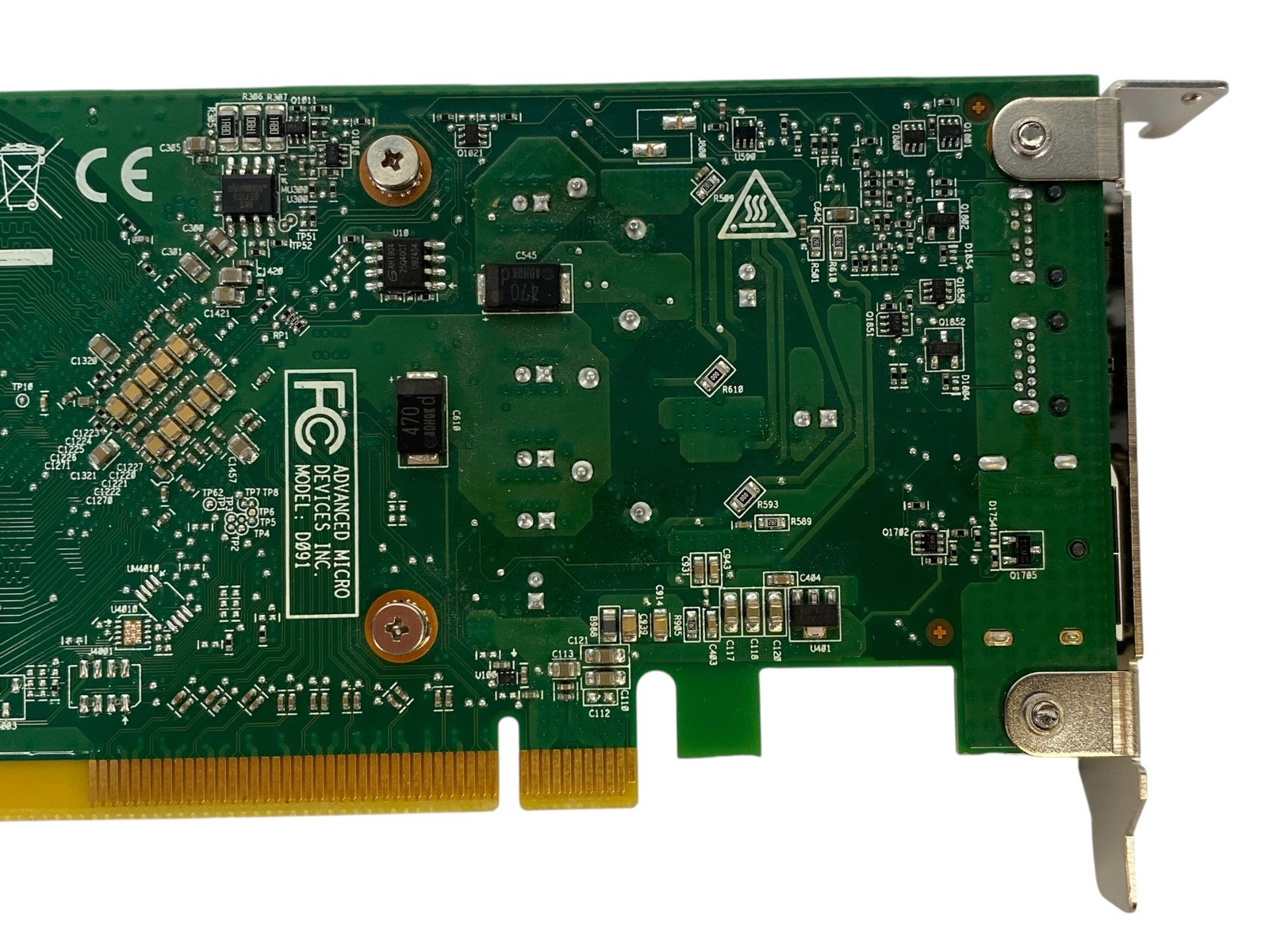 AMD Radeon RX 550 4 GB GDDR5 D091 Video Graphics Card Low Profile