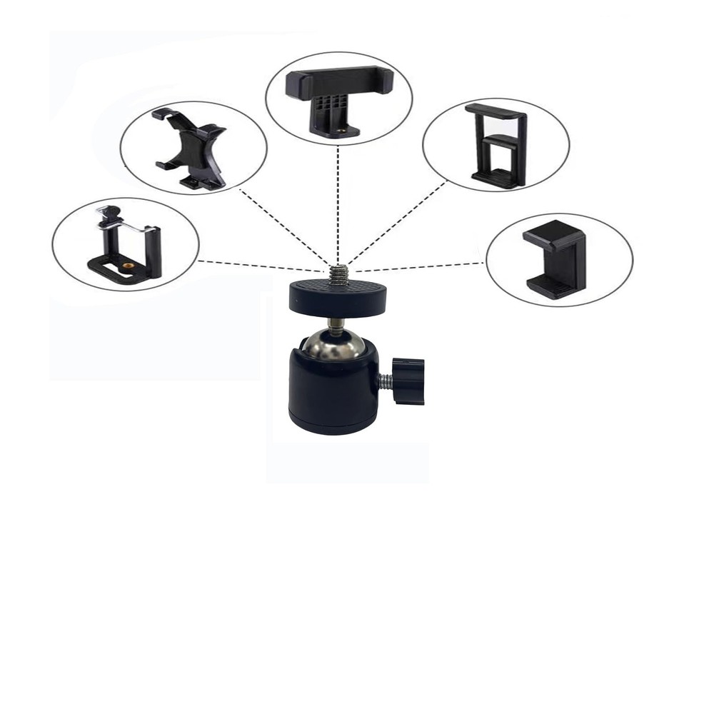 Extendable Projector Mount, Projector Ceiling Mount Adjustable 360° Angle, Bl...