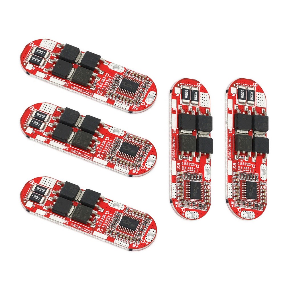 4pcs 5S 25A BMS Board for LiMnO2 Li-polymer Battery Protection Parameters Set
