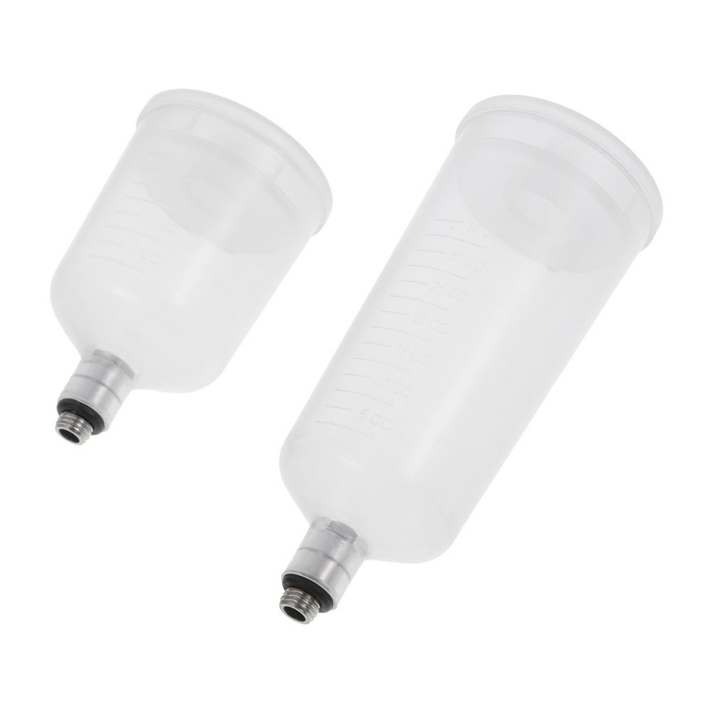 2 Count Dual Size Paint Cups Airbrush Replacement Part Split-type