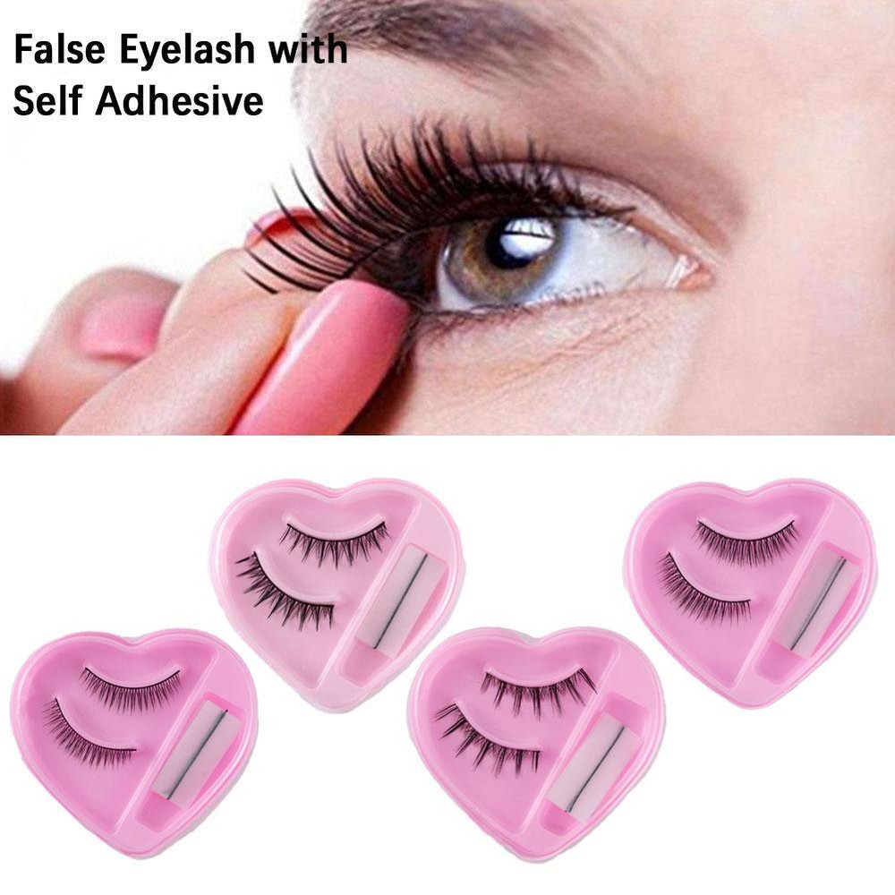 Makeup False Eyelash 1Pair False Eyelash with Self Adhesive Lot A4