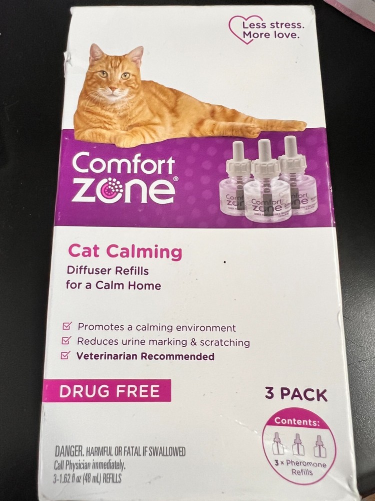 Comfort Zone Cat Calming Diffuser Refills 3 Pack 3575