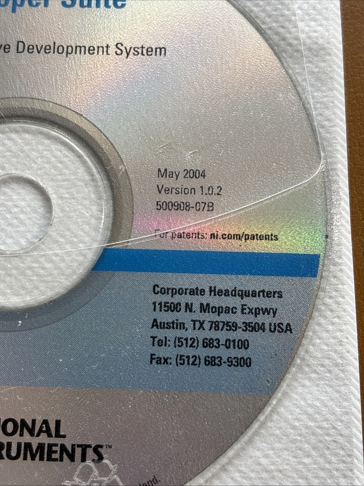 National Instruments Switch Executive Development System Version 1.0.2 500908-07