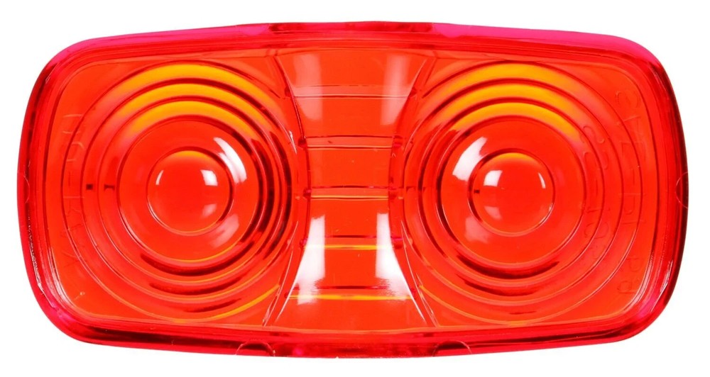 Truck-Lite / Signal Stat 9007-3 Rectangular, Red, Acrylic, Replacement Lens