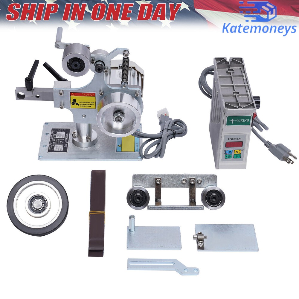 Belt Sander Bench Grinder Knife Sharpener with Large Table Polishing Sander