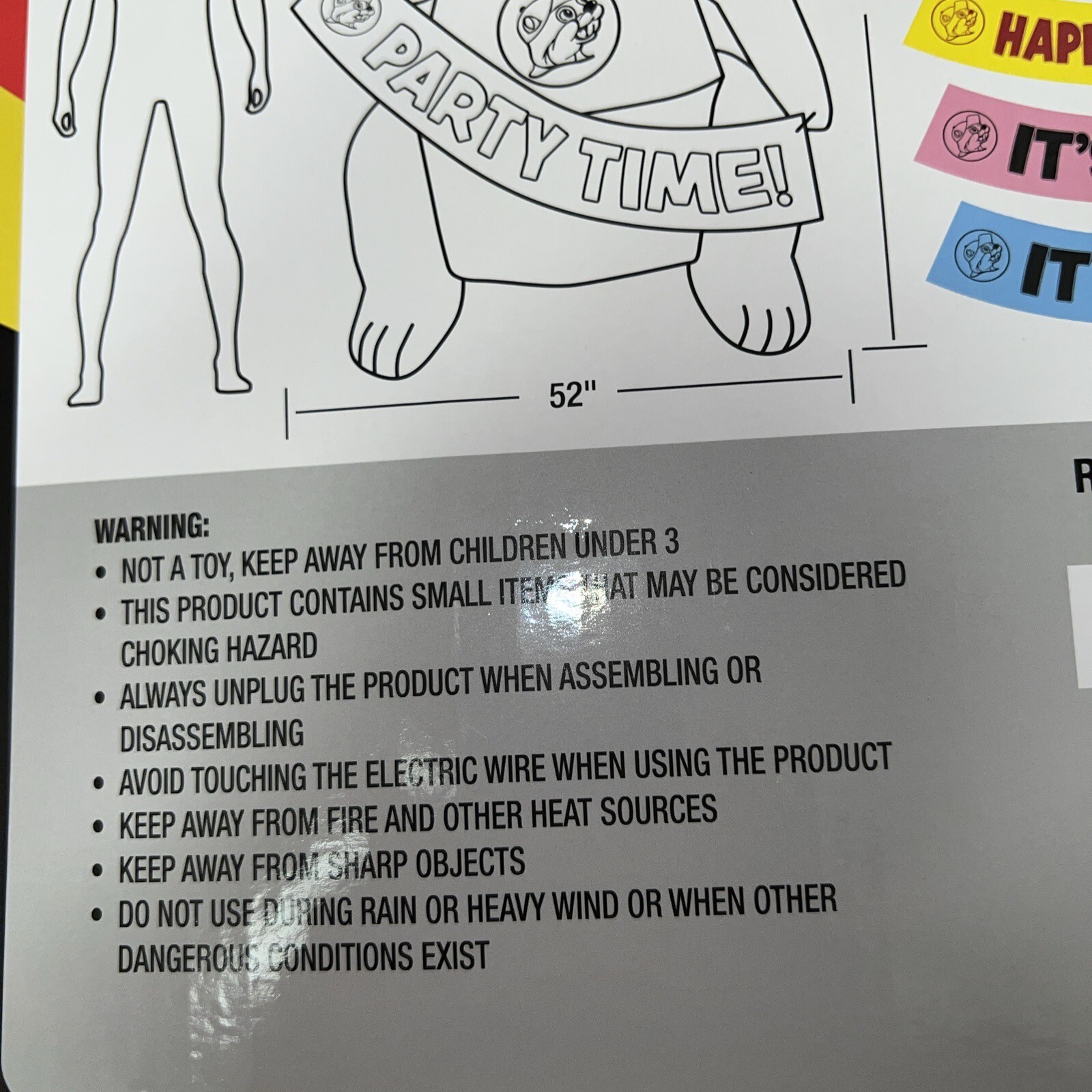 Buc-ee's Beaver Mascot 6' Ft Inflatable Party Time Lighted Bucees NEW NIB