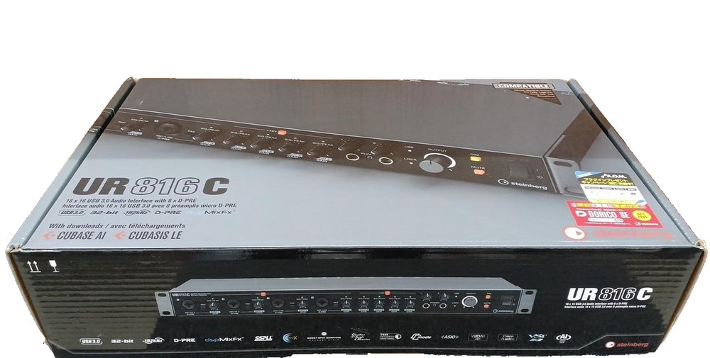 Steinberg UR816C  Audio Interface Used Working