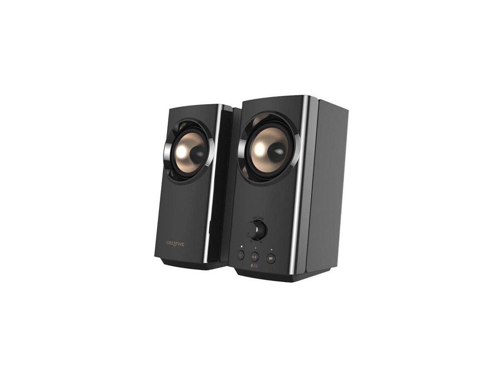 Labs T60 Compact 2.0 Desktop Speaker System, Black