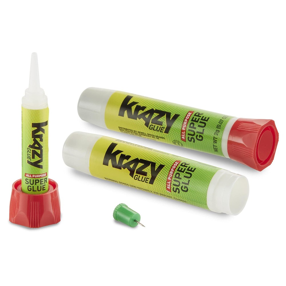 Krazy Glue All Purpose Precision Tip 2g 2 Count 2 Count, White