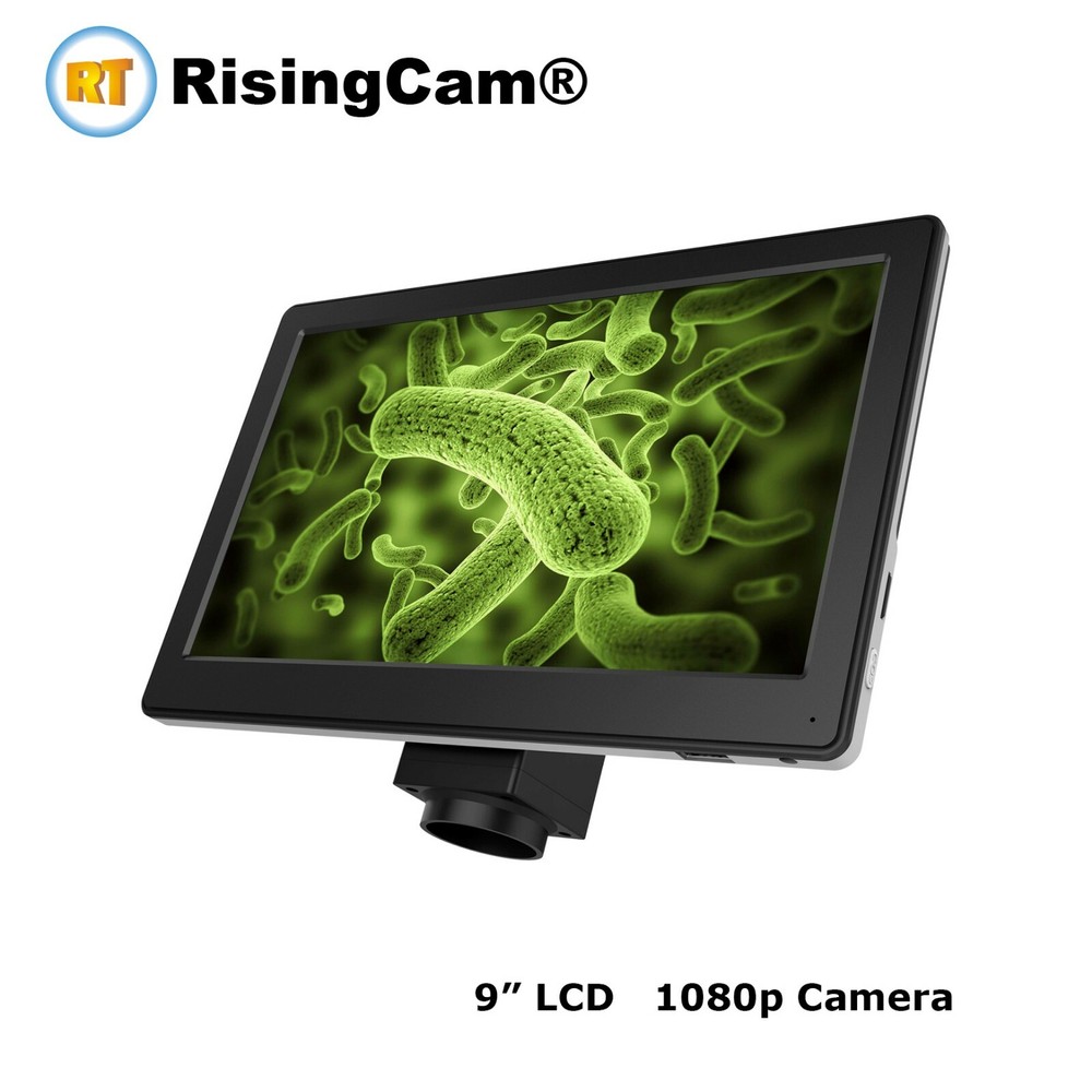 1080P HD C mount Microscope Camera with 9 inch HD LCD Screen mouse control