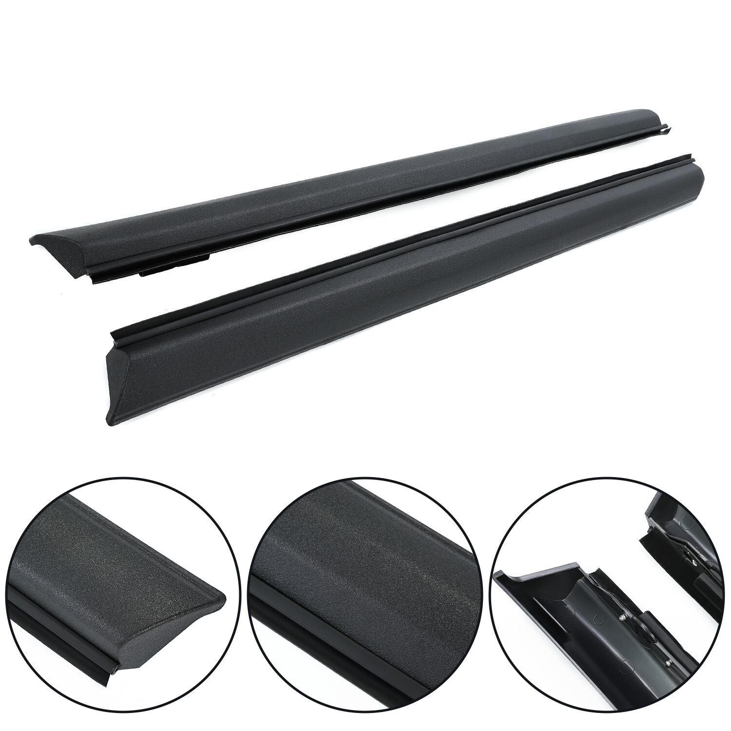 For Camaro / Firebird DP92 1982-1992 Inner Door Panels Top Rails w/ Window Felt