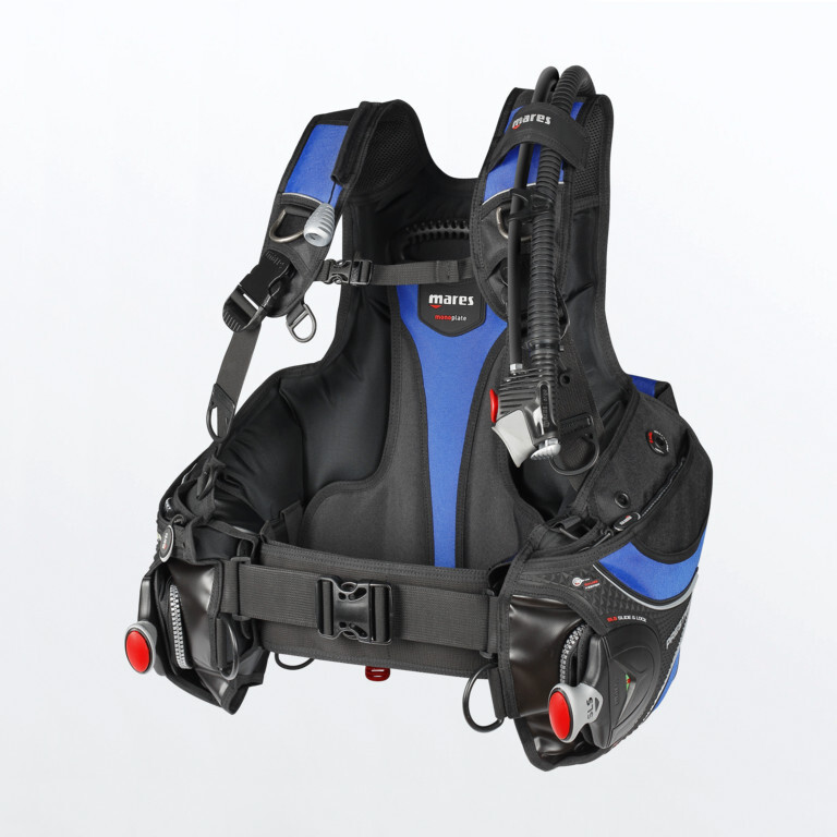 Mares Prestige SLS Blue BCD - Back Inflate (417224S)