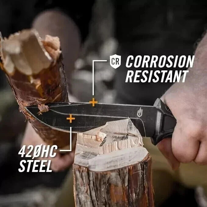 Gerber StrongArm Fixed Blade Knife Plain Edge - Coyote Brown