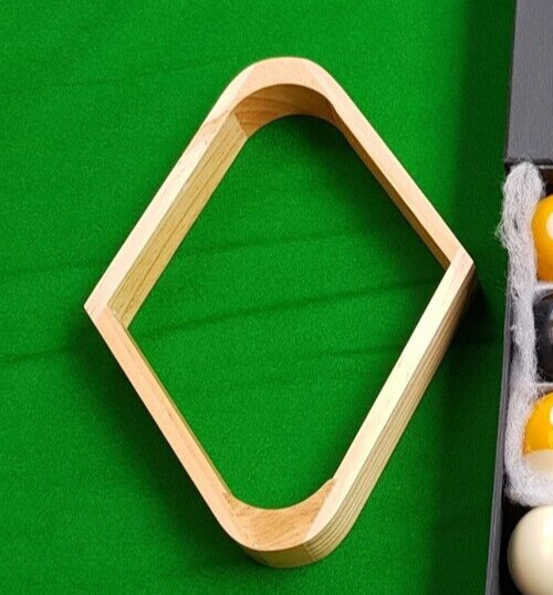 Pool Table Diamond Rack 9-Ball for 2" Balls (51mm) Pine