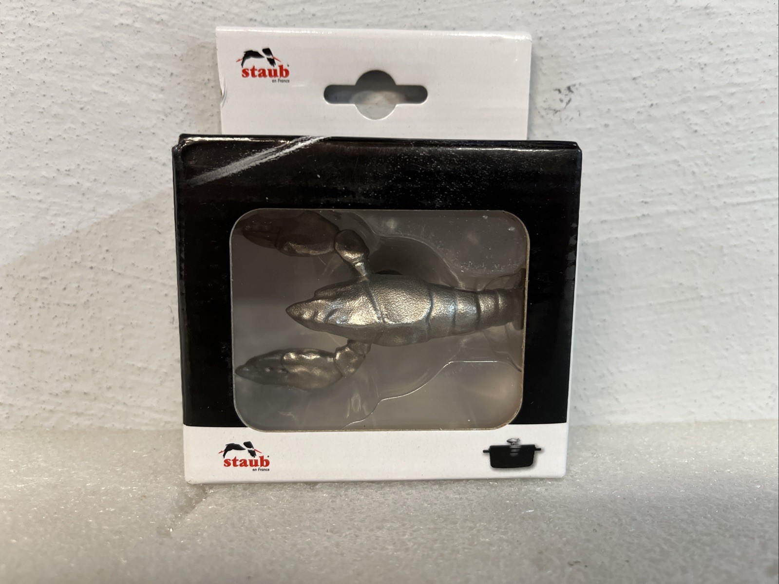 Staub Lobster Stainless Steel Cocotte Pot Knob 40505-205-0 New In Box