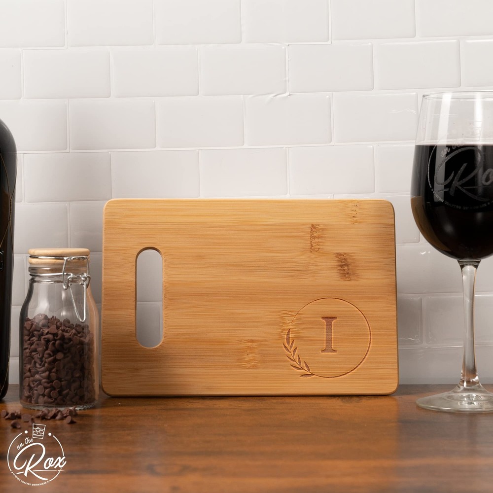 Personalized Cutting Boards - Small Monogrammed Engraved Cutting Board (I) - ...