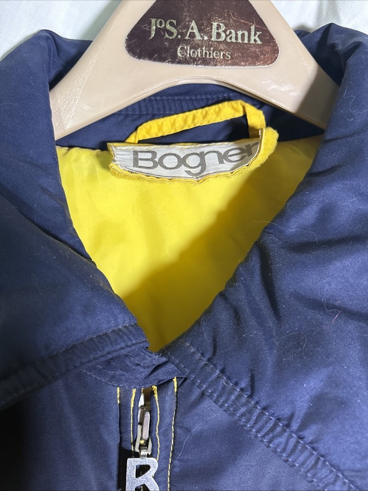 Unique Yellow Bogner Ski Jacket Size Medium