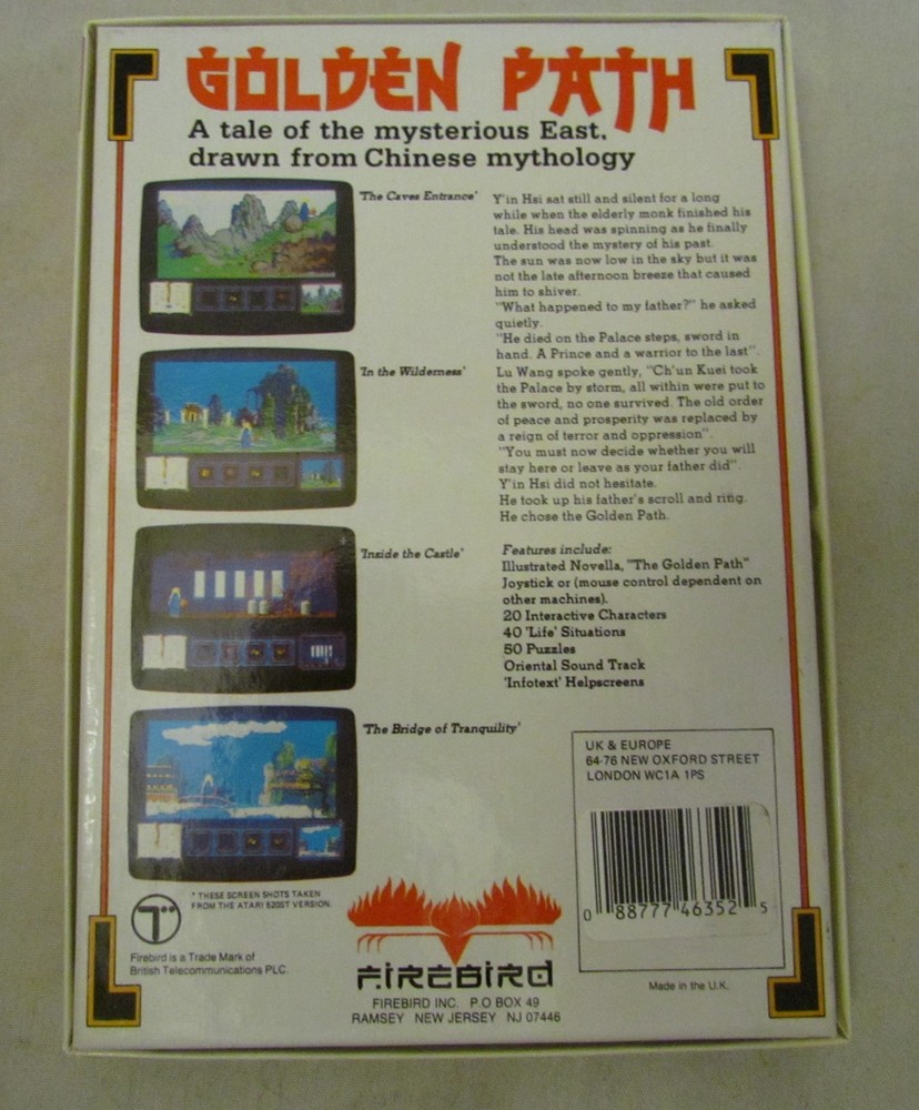GOLDEN PATH by Firebird Atari ST PC Game