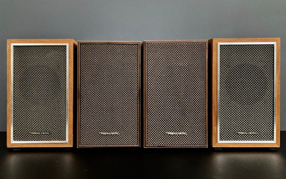 REALISTIC SA-100 Amplifier +Minimus 8 Speakers -Compact System